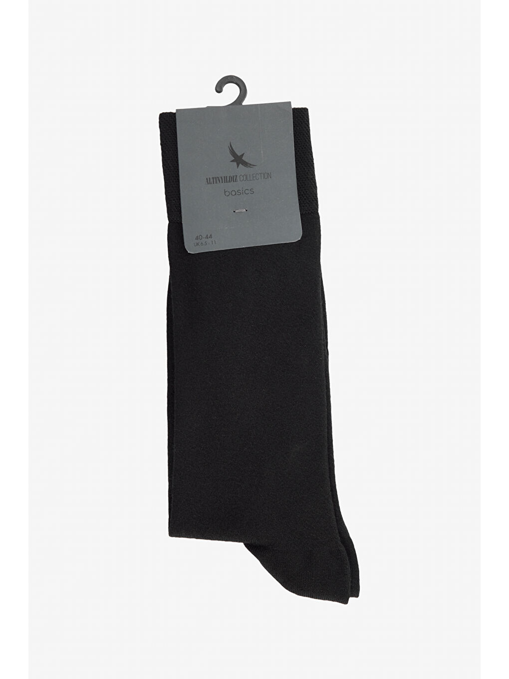 Erkek Siyah Tekli Casual Çorap