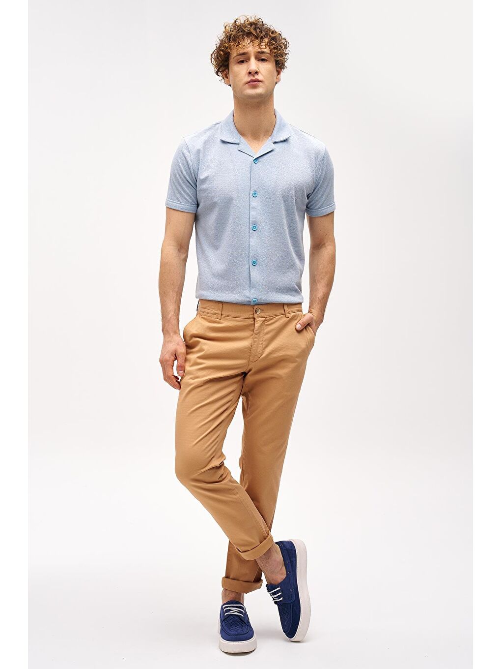 Turuncu Erkek Oranj Dynamic Fit Pantolon-1