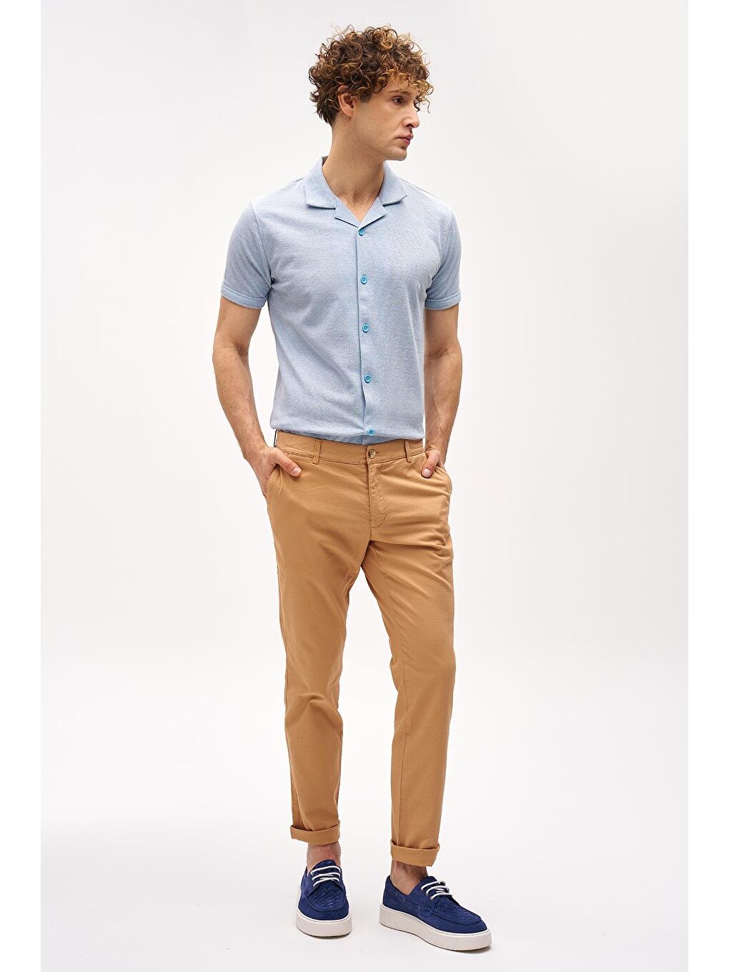 Turuncu Erkek Oranj Dynamic Fit Pantolon-3