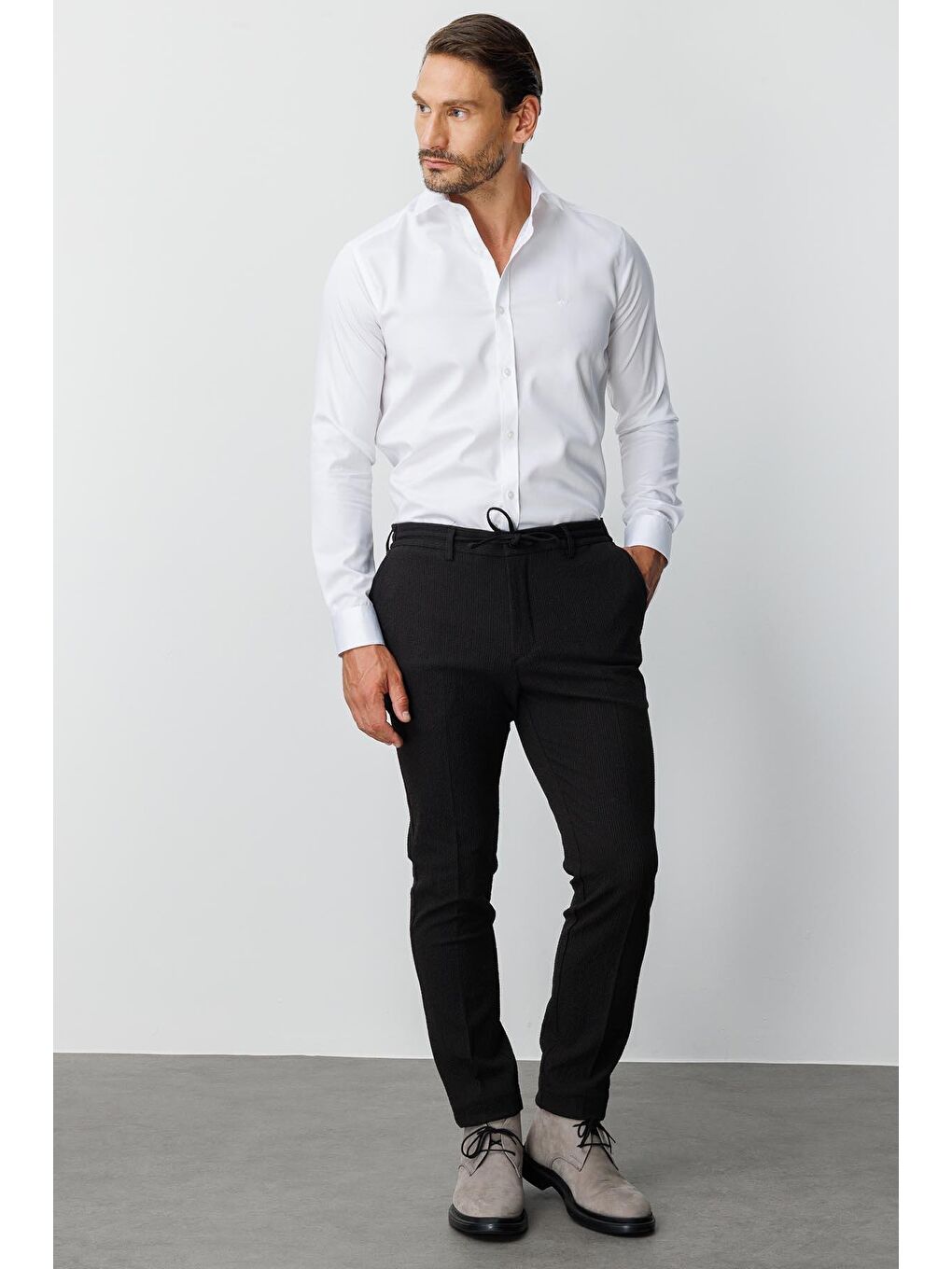 Siyah Erkek Sİyah Dynamic Fit Std Pantolon-4