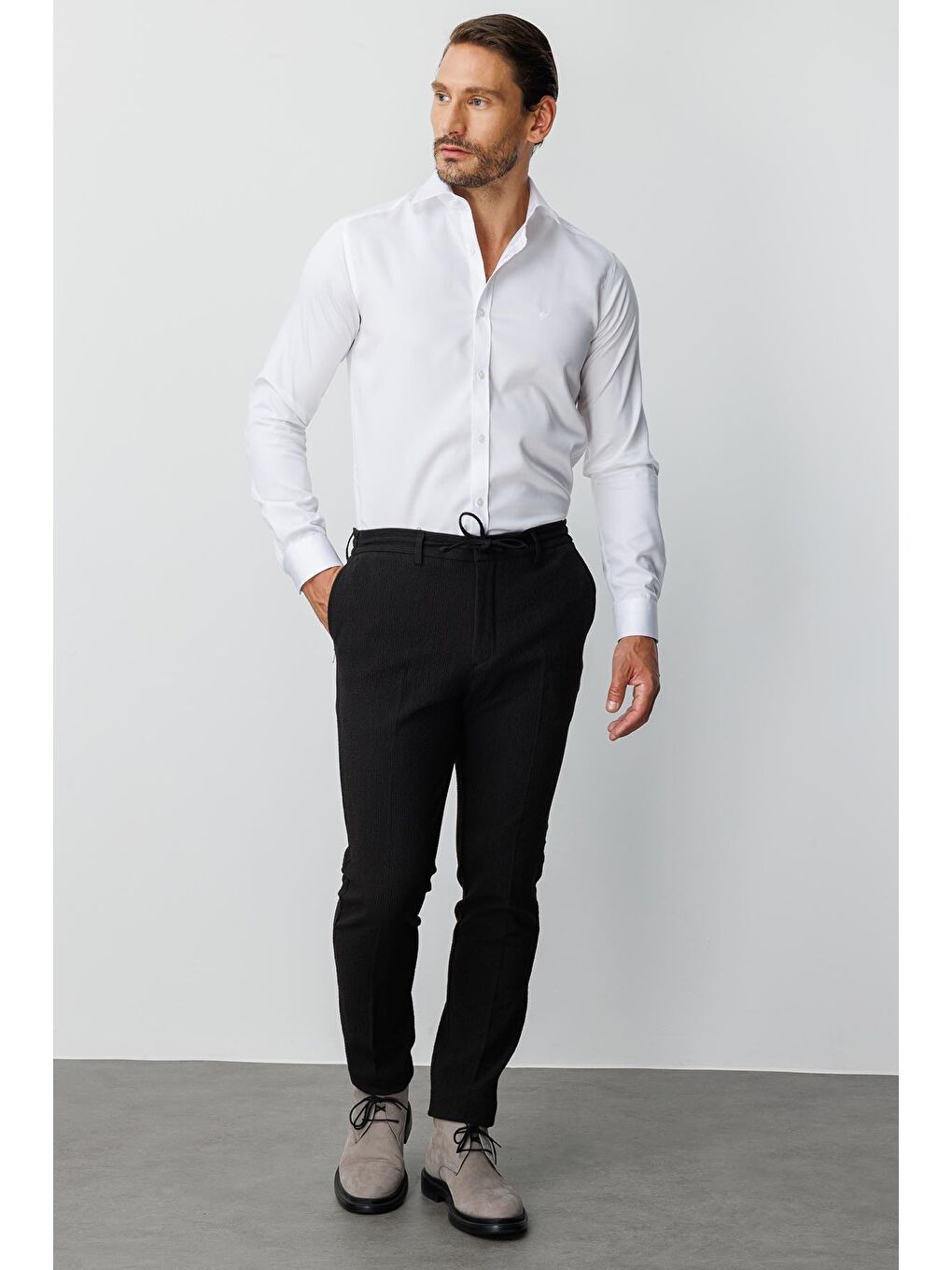 Siyah Erkek Sİyah Dynamic Fit Std Pantolon-7