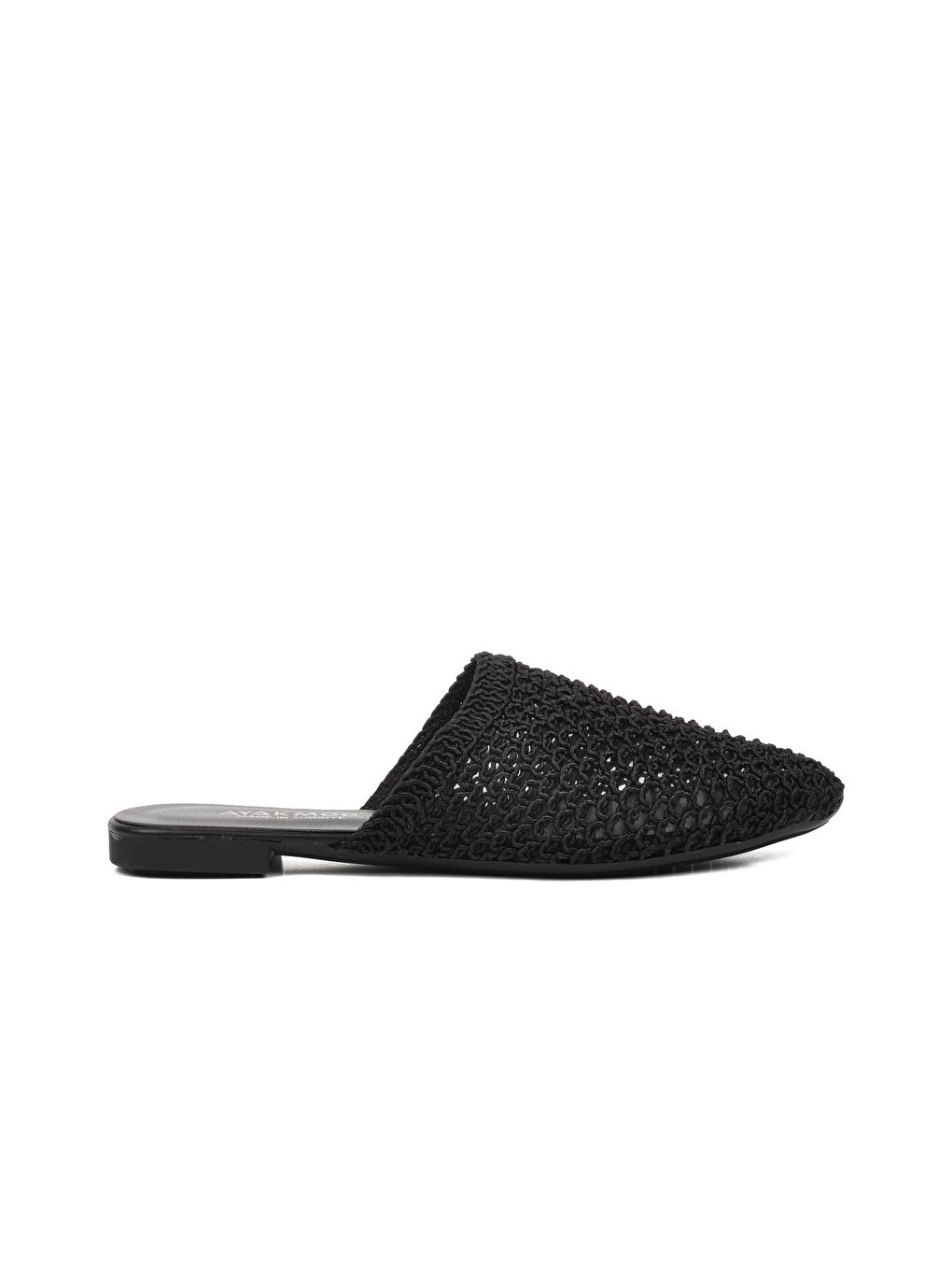 Siyah Örgülü Kadın Sabo Terlik 335166