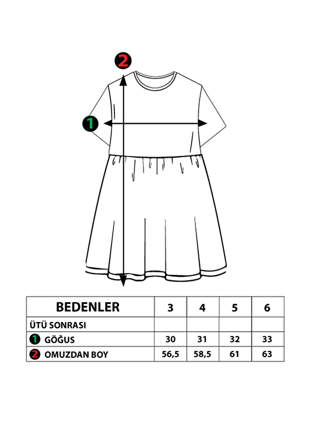 Lila Kız Çocuk Kalp Desenli Kolları Detaylı Elbise-1