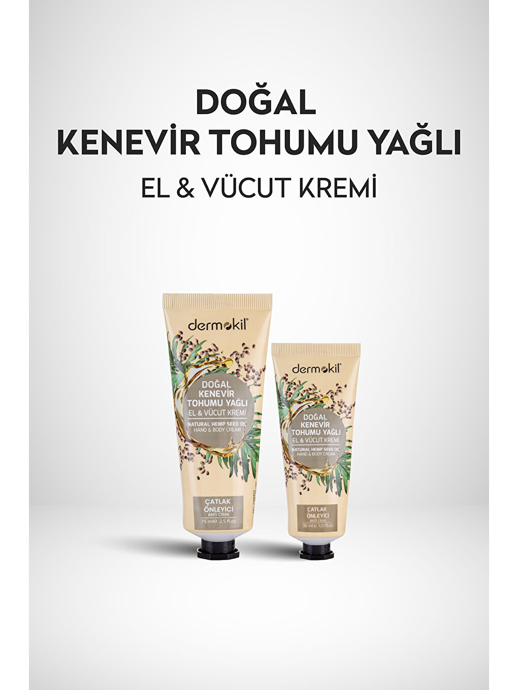 DERMOKIL DERMOKİL Kenevir Tohumu Yağlı El ve Vücut Kremi 30 ml - 1