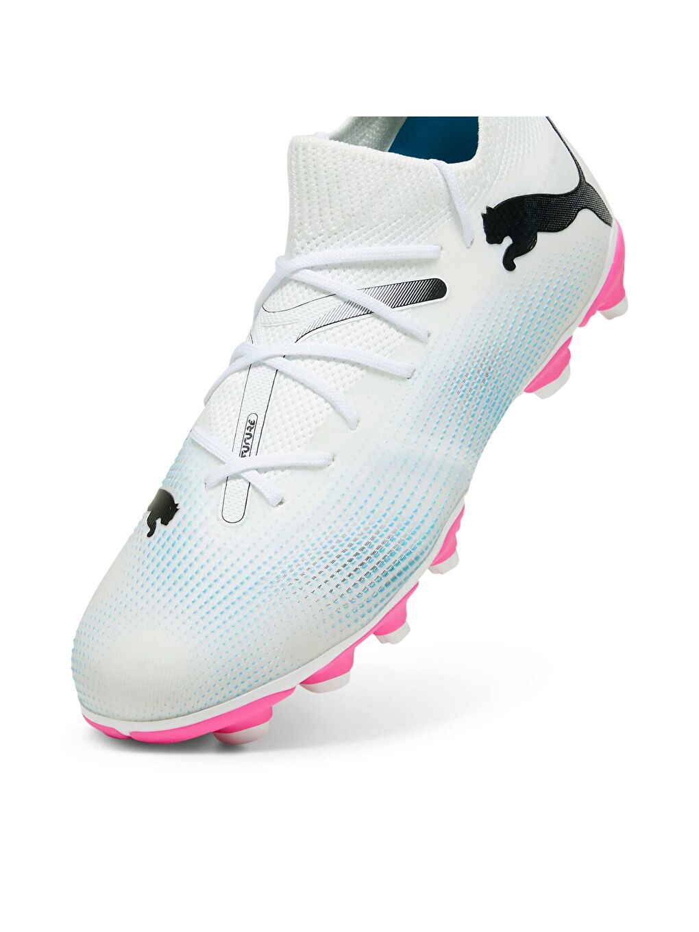 Beyaz FUTURE 7 MATCH FG/AG Genç Krampon-4