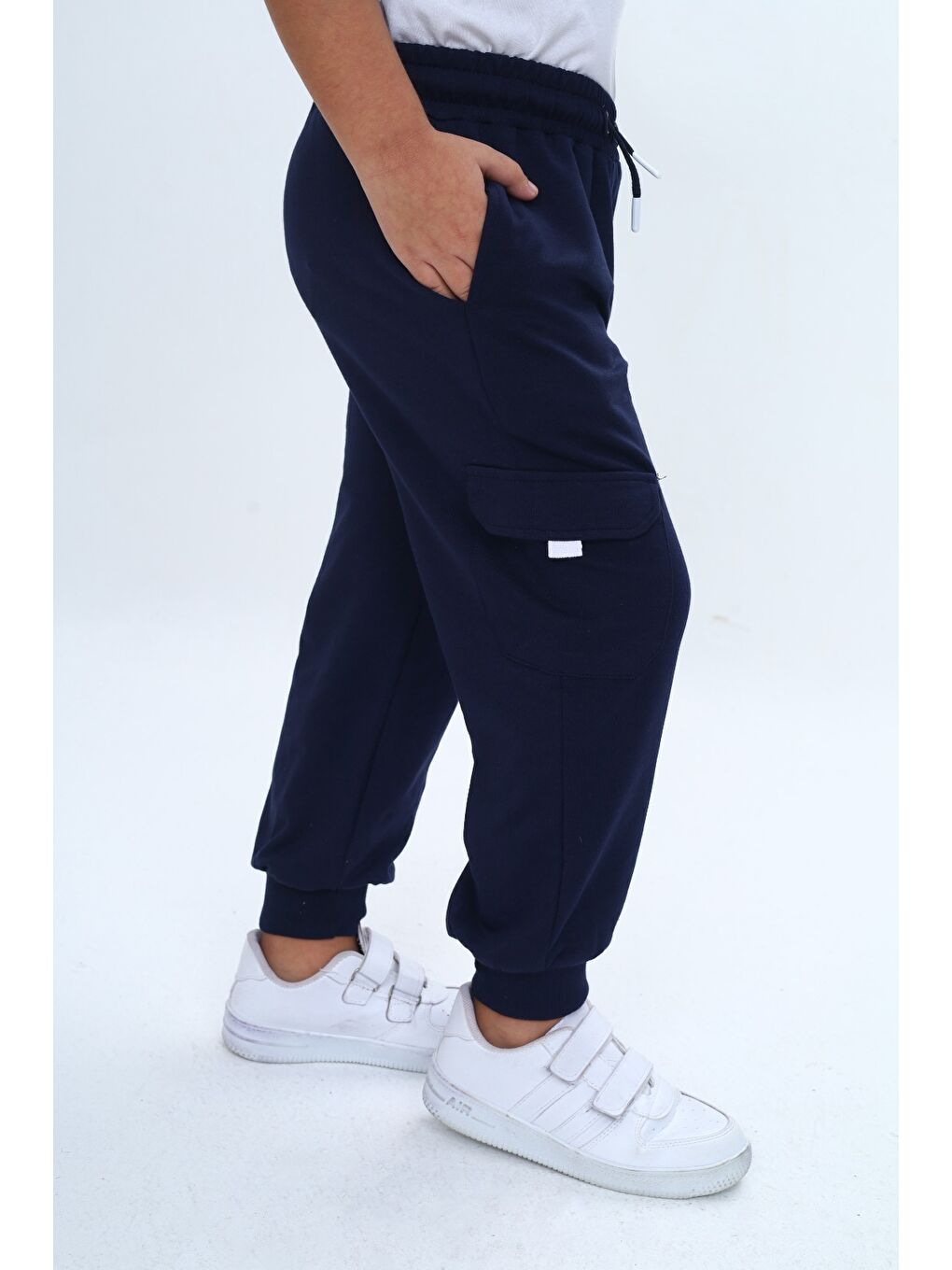 Lacivert Erkek Çocuk Concept Baskılı Eşofman Alt-1