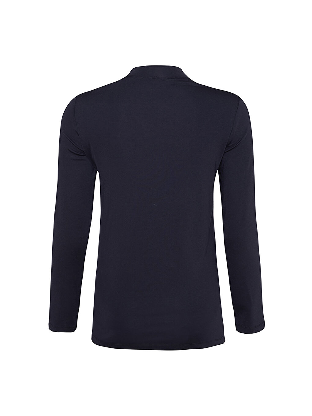 Lacivert Örme Basic Bluz-2