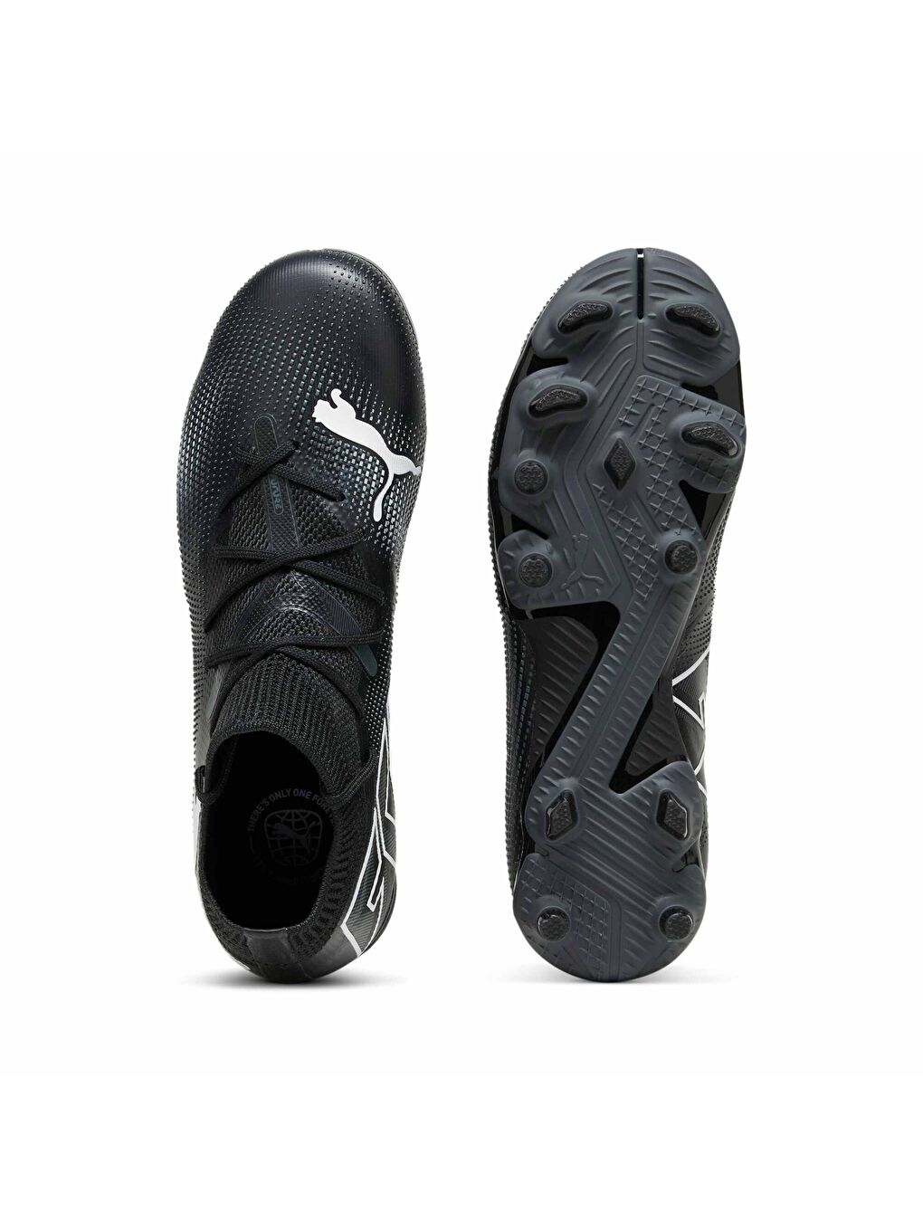 Siyah FUTURE 7 MATCH FG/AG Genç Krampon-3