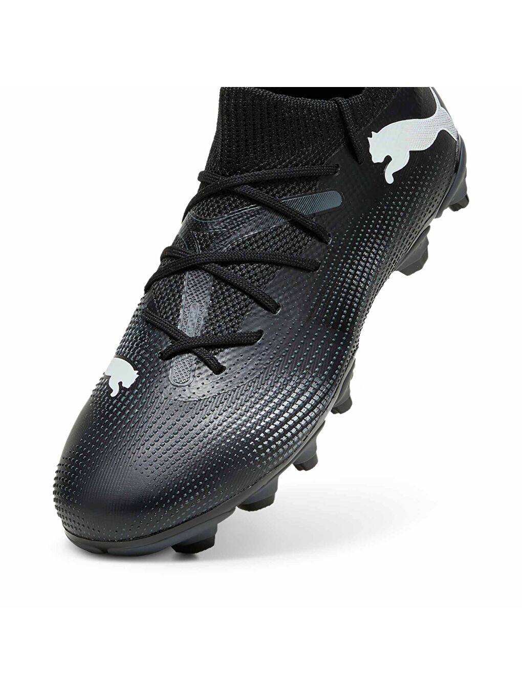 Siyah FUTURE 7 MATCH FG/AG Genç Krampon-4
