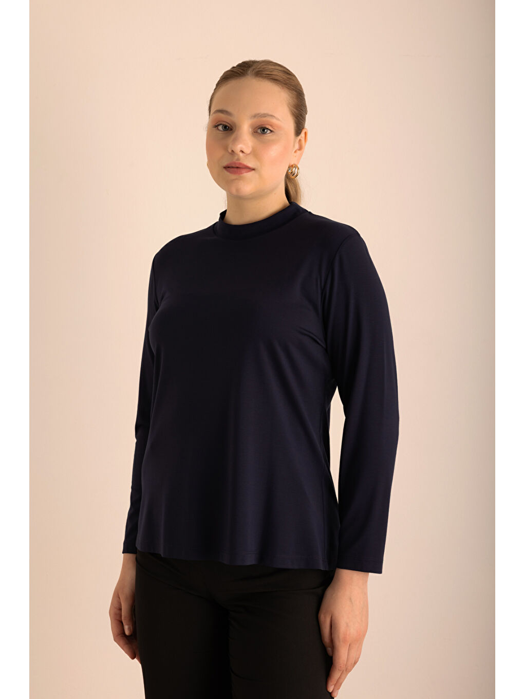 Lacivert Dik Yaka Body-3