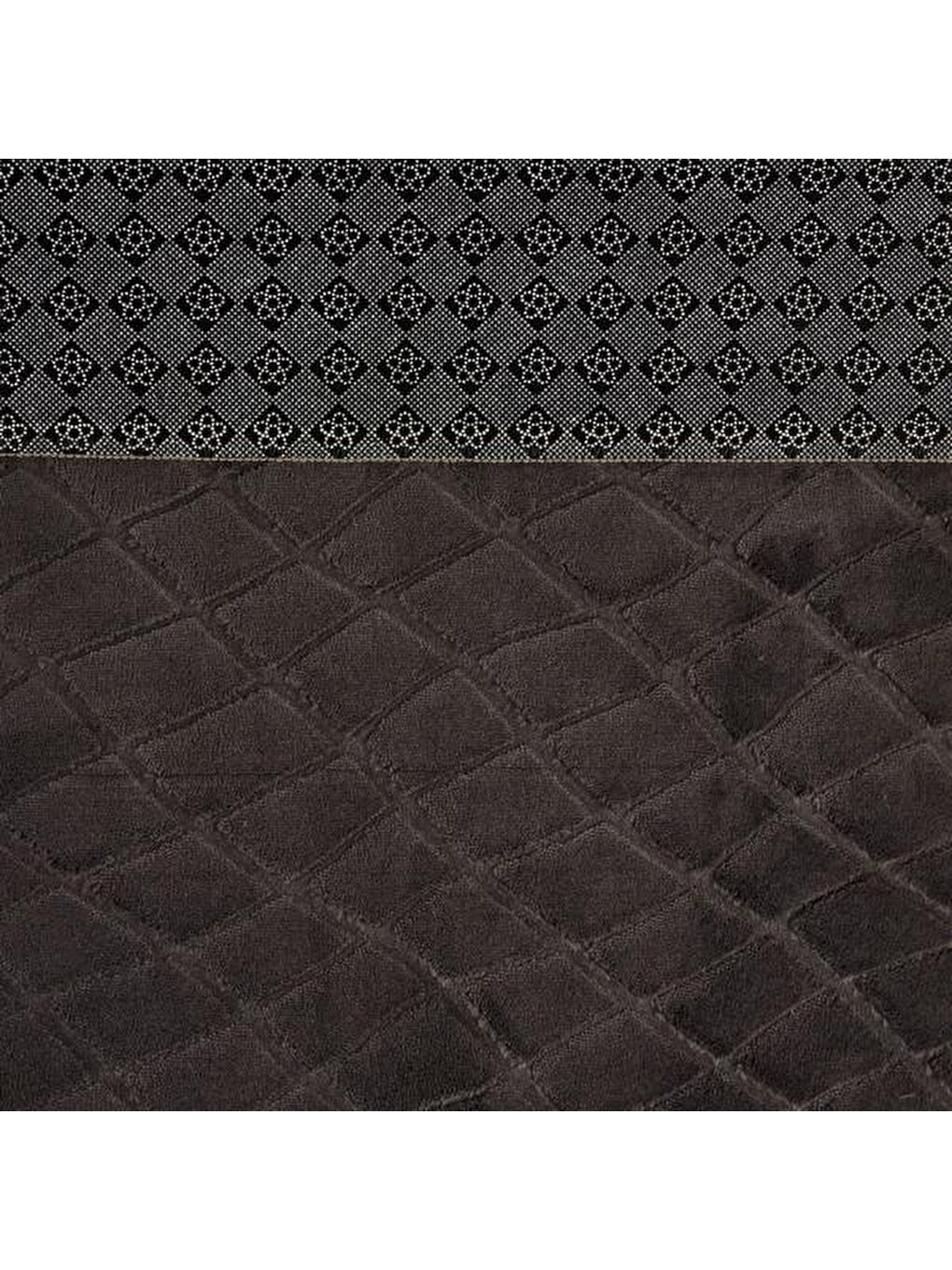 Soft Holly 2'li Banyo Paspası - Antrasit - 60x100 cm + 50x60 cm-2