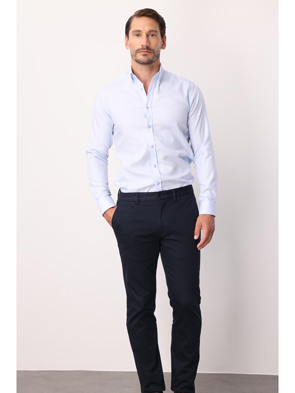 Lacivert Erkek Lacİvert Dynamic Fit Std Pantolon