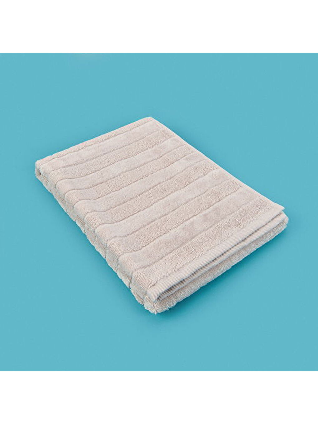 Soft Kadife Yüz Havlusu - Gri - 50x100 cm-2