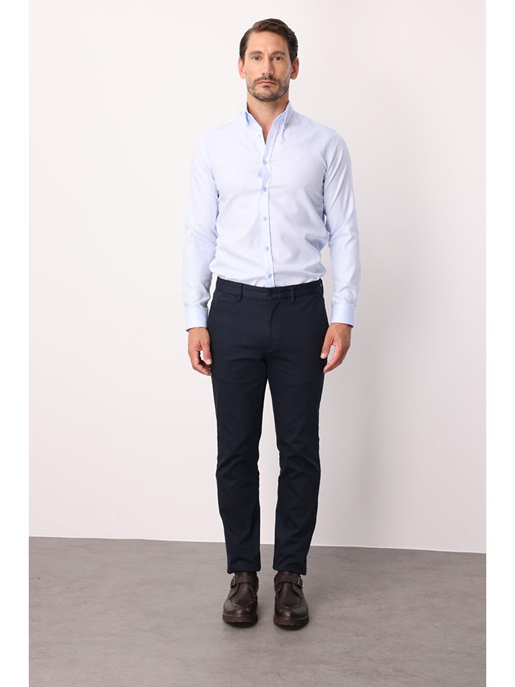 Lacivert Erkek Lacİvert Dynamic Fit Std Pantolon-4