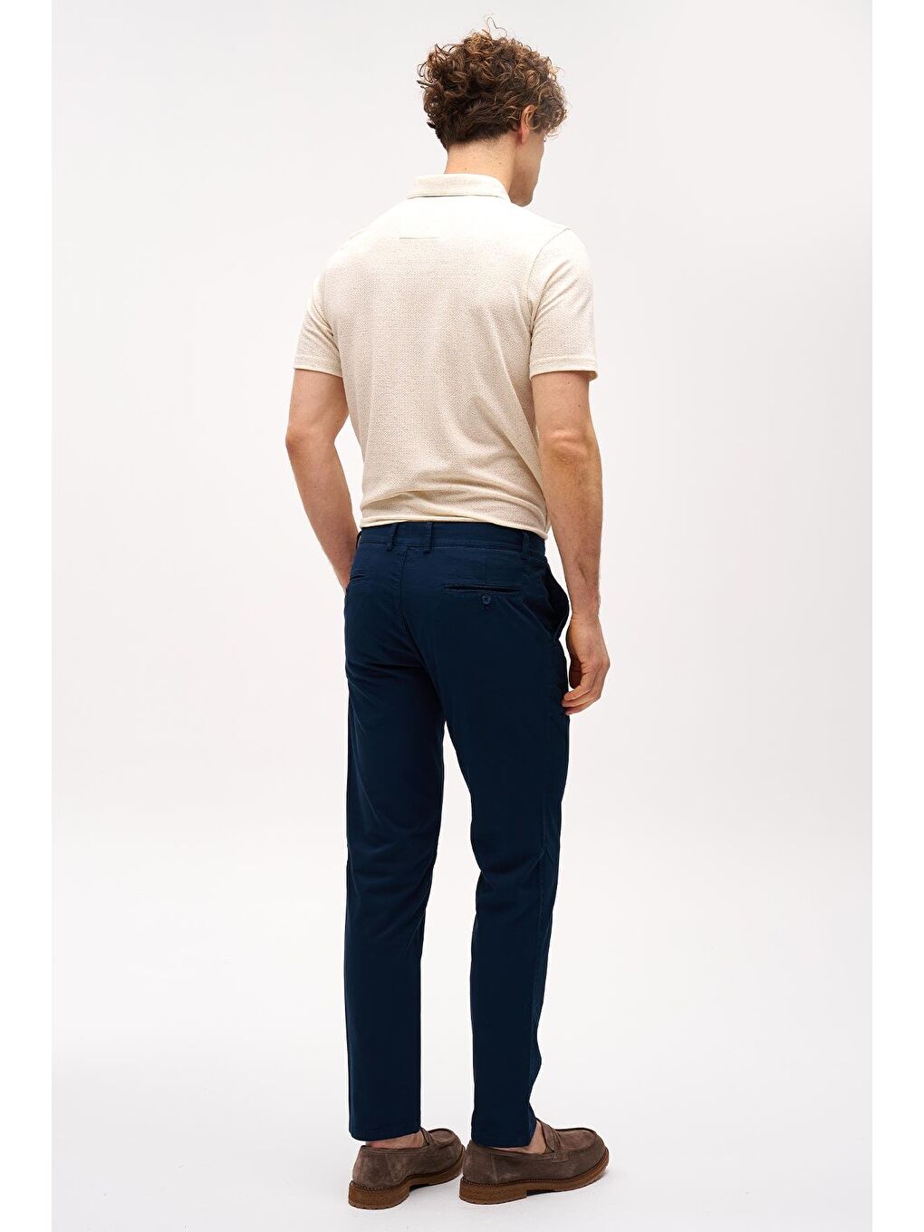 Erkek Lacivert Dynamic Fit Pantolon-4