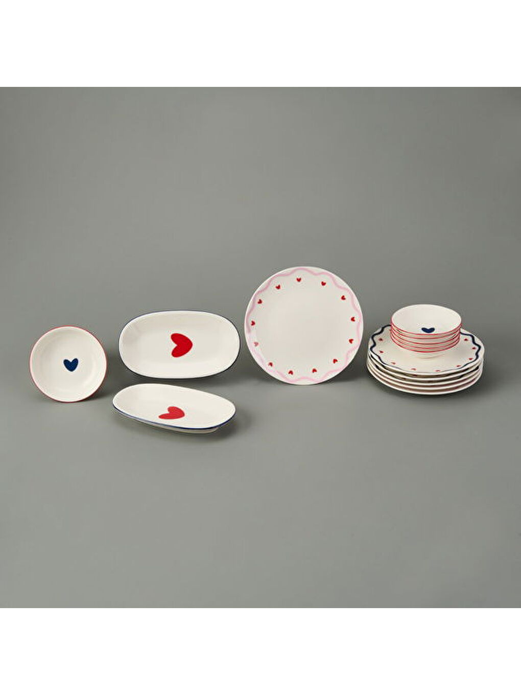 Karışık Kitchen Amoris 14 Parça Kahvaltı Takımı - Renkli