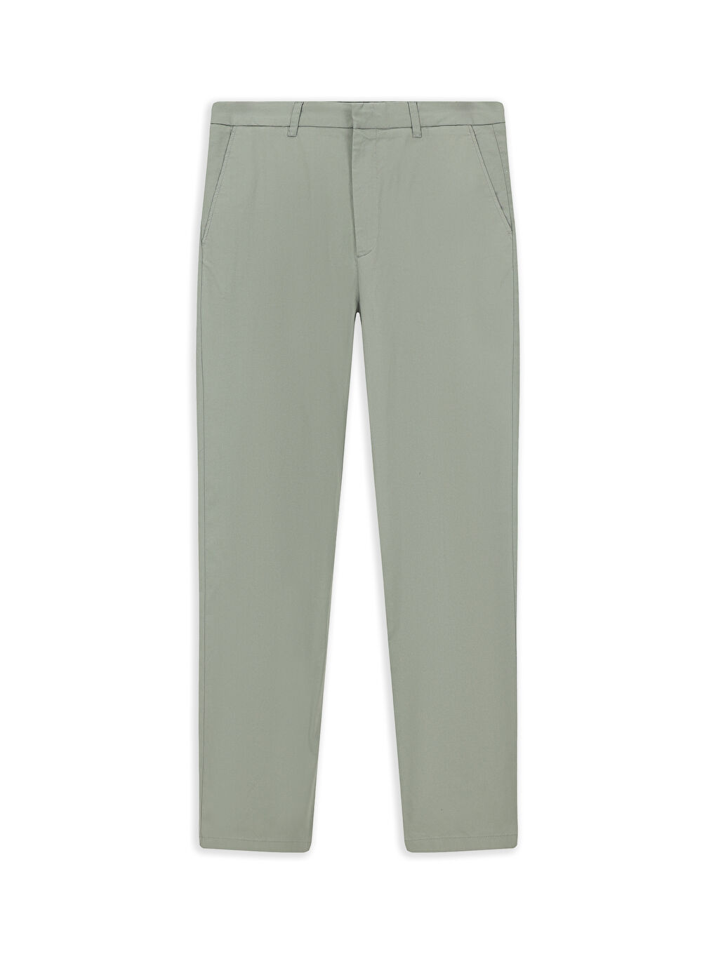 Gri Regular Fit Elastanlı Kanvas / Chino Pantolon-6