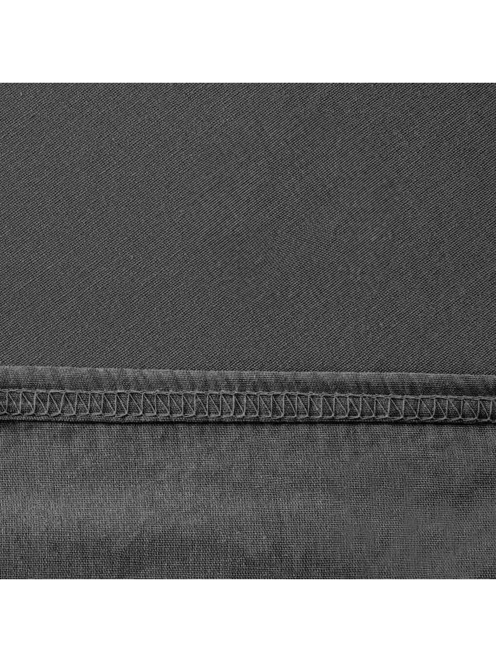 Soft Çift Kişilik Lastikli Çarşaf - Antrasit - 160x200 cm-1