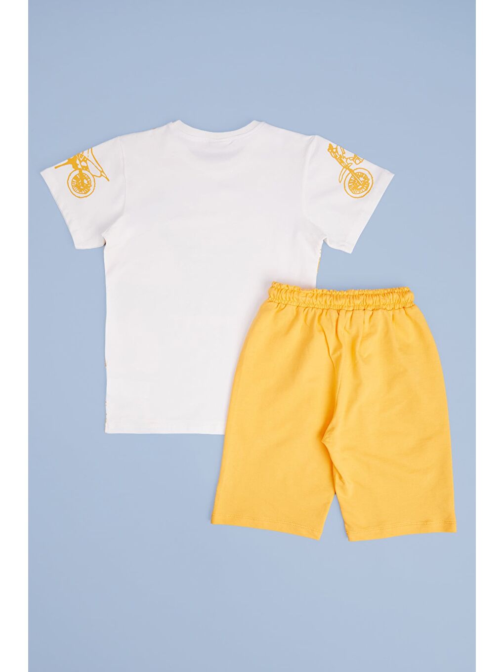 Sarı Street Riding Baskılı Erkek Çocuk 2 Li Takım-1