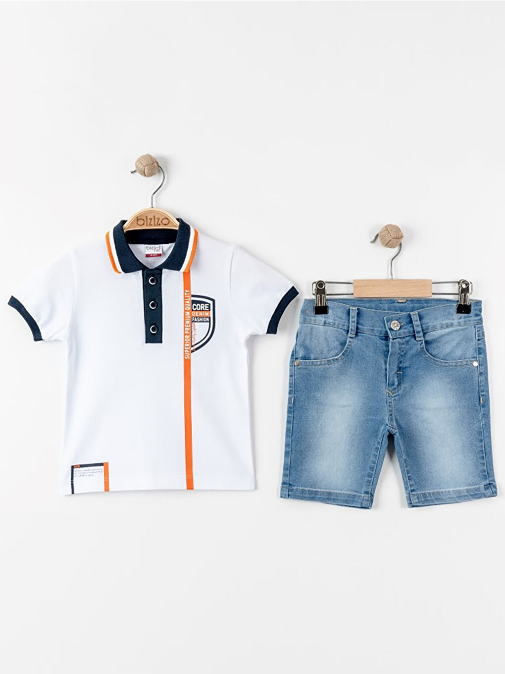 Erkek Çocuk Takım 2-5 Yaş Beyaz