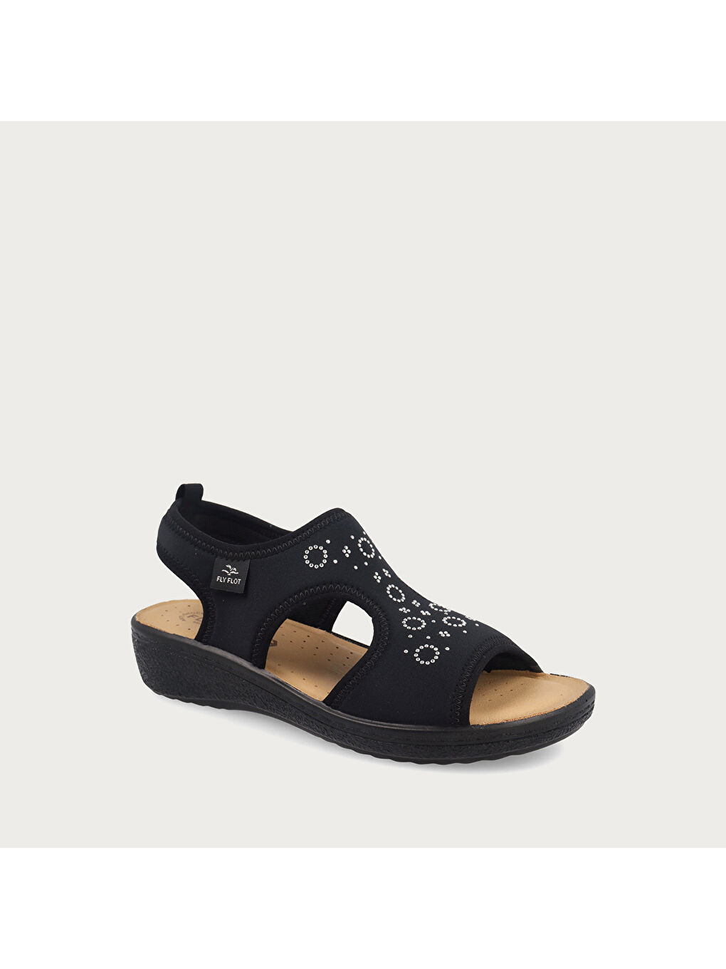 Siyah Kadın Sandalet 55 H76 LE FRESH CLOTH-1