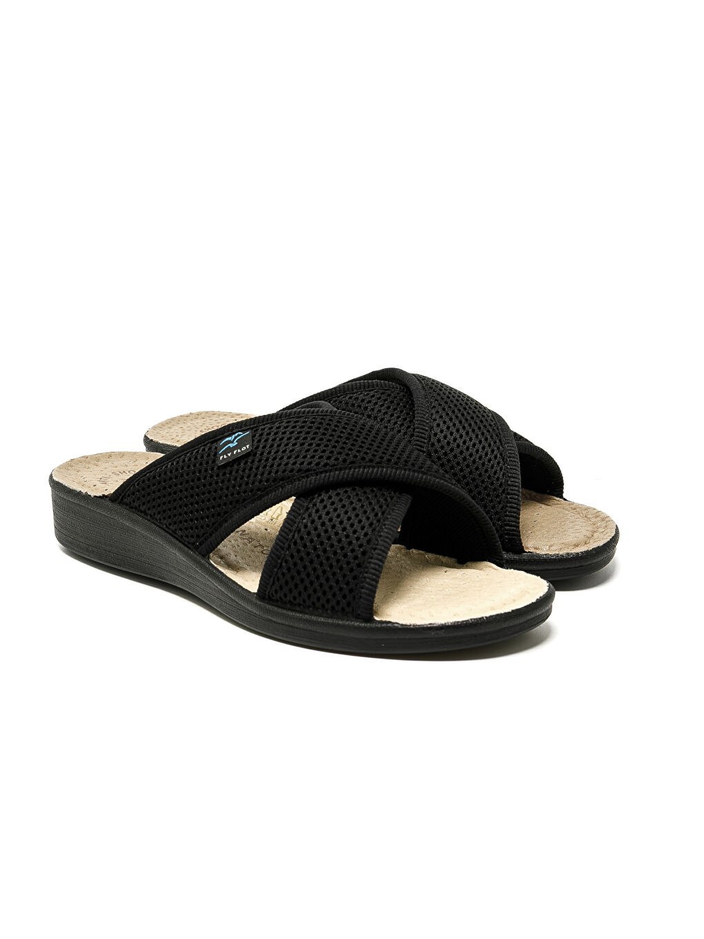 Siyah Kadın Terlik 83 K24 FE Slipper FRESH 2003-Black-2