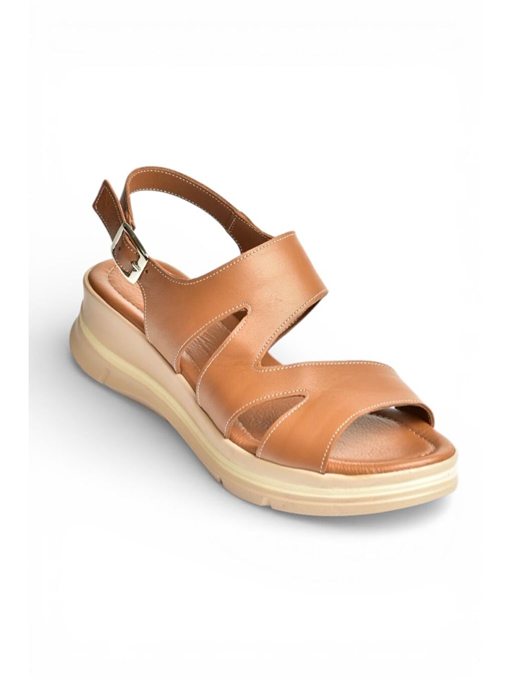Kahverengi Taba Kadın Sandalet Y555210403