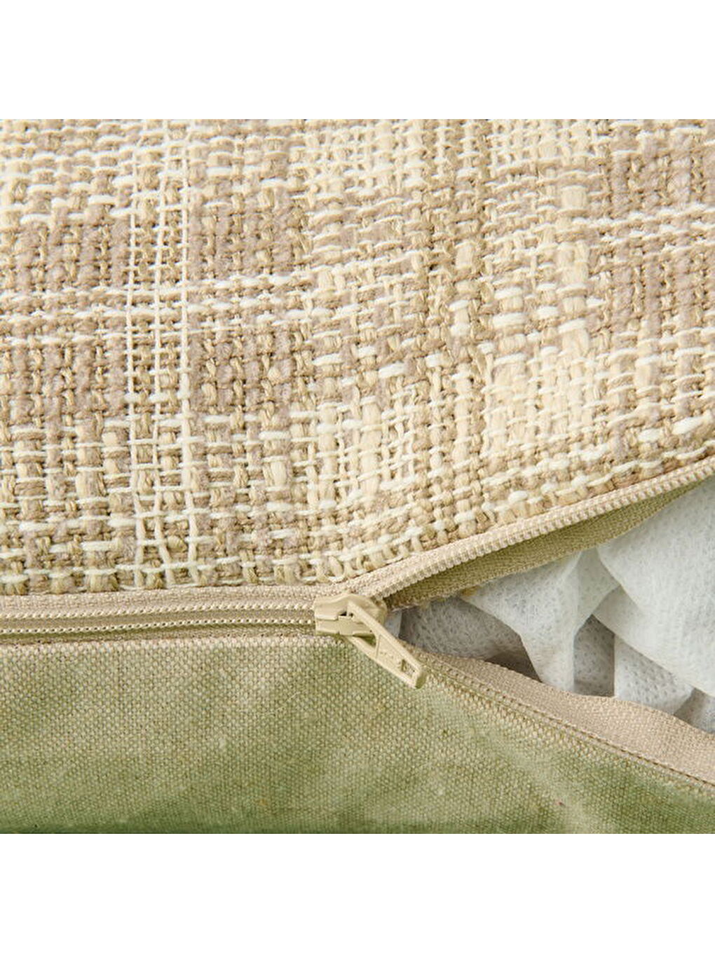 Soft Alessa Kırlent - Bej - 50x50 cm-1