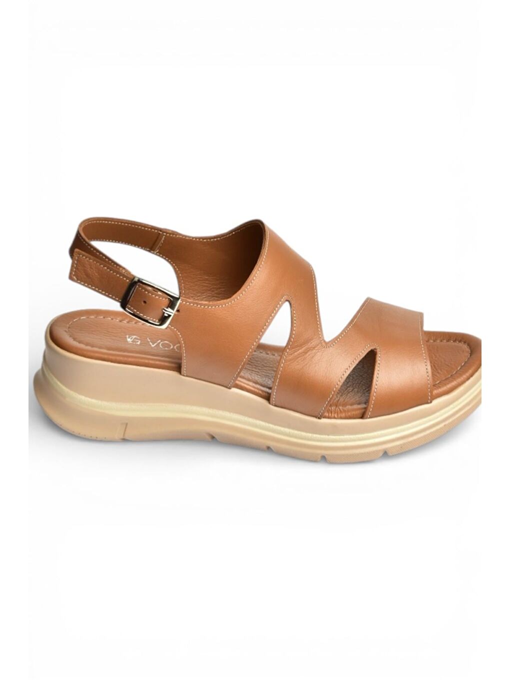 Kahverengi Taba Kadın Sandalet Y555210403-1