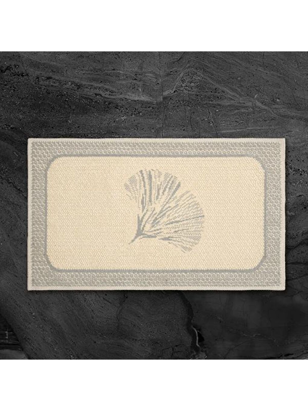 Soft Melagne 2'li Banyo Paspası - Bej - 60x100 cm + 50x60 cm-3