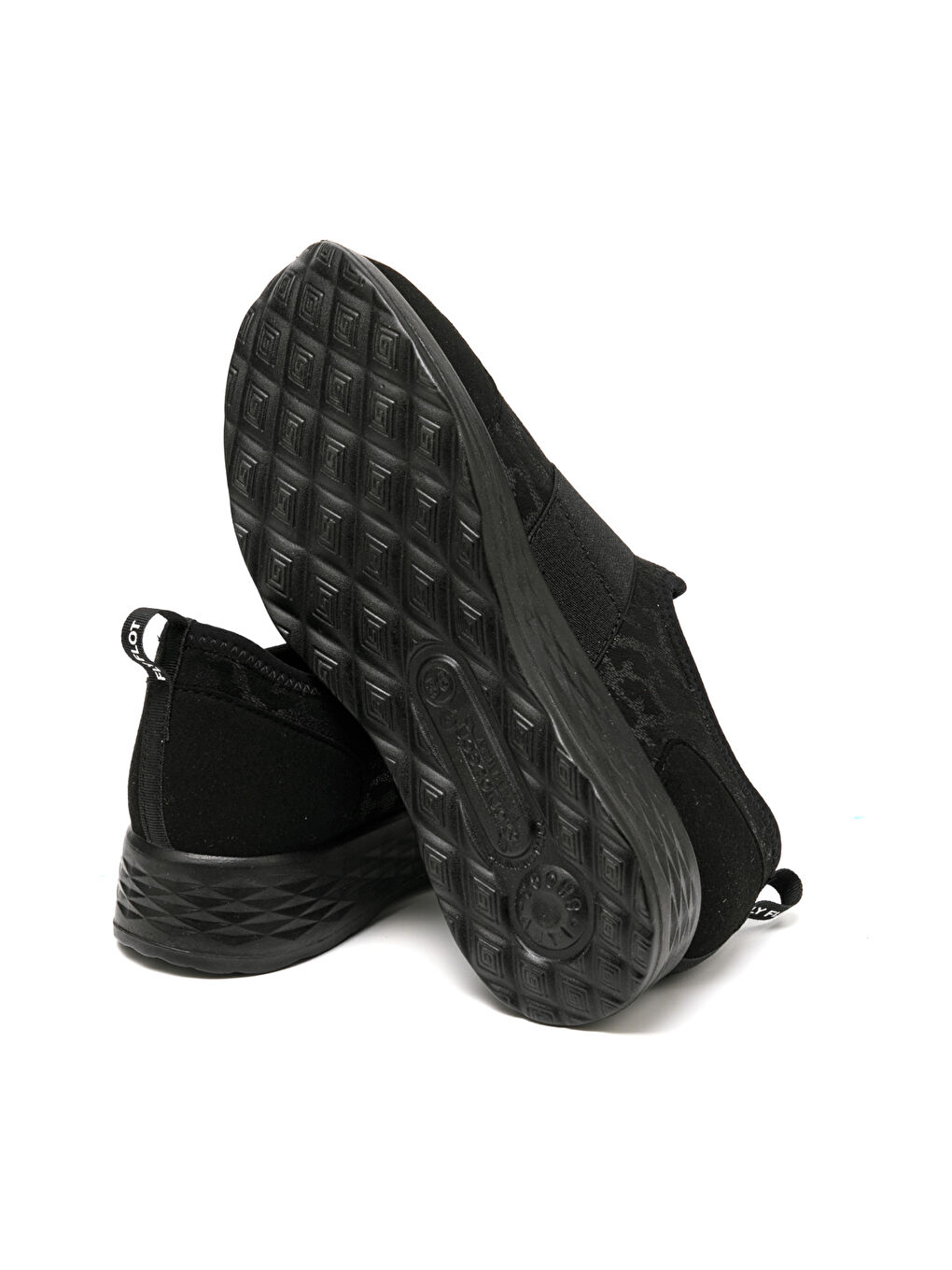 Siyah Kadın Sneaker 67 H82 AX CLOTH WOMAN Black-4