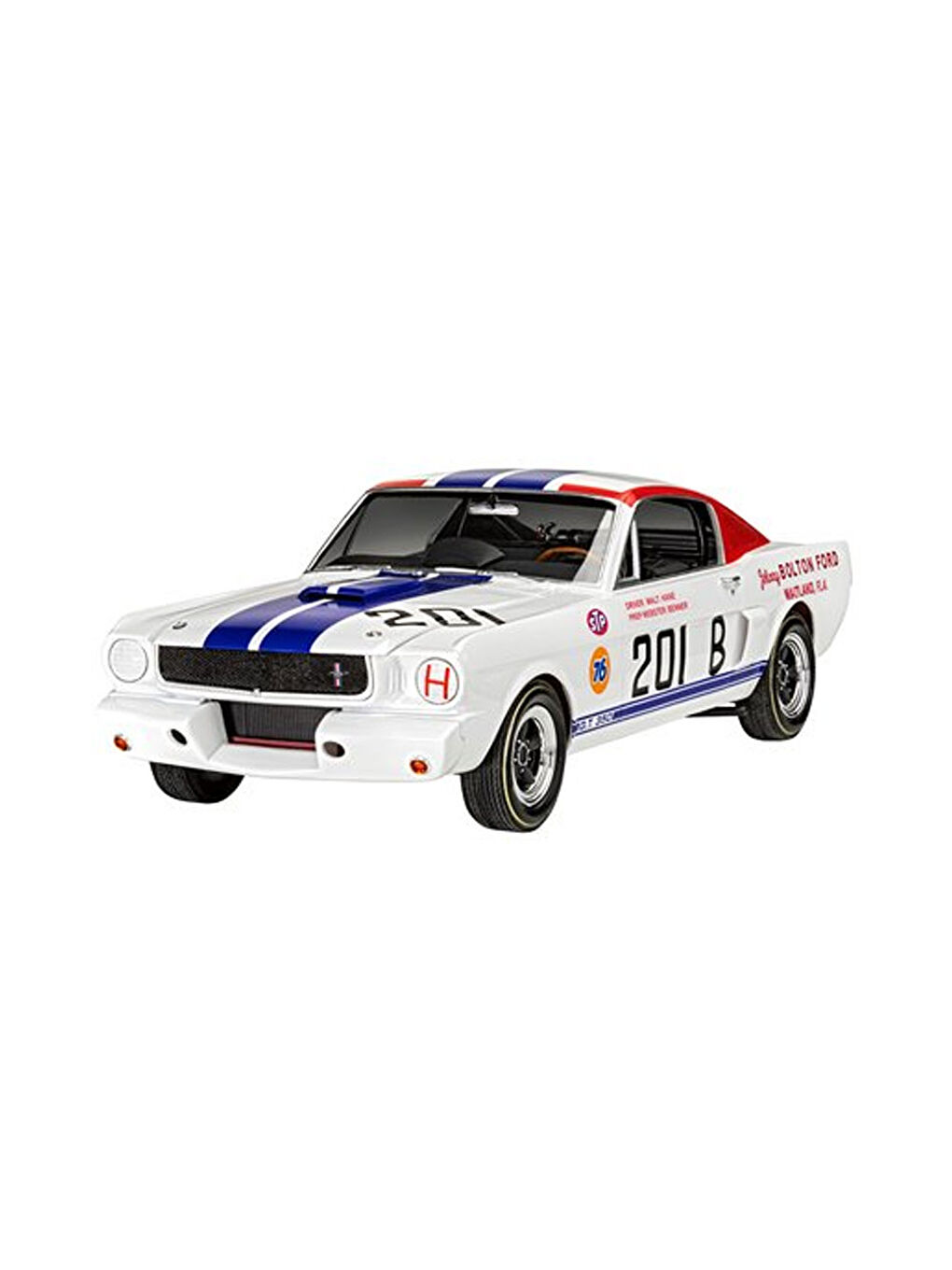 Revell Renksiz Maket Model Kit Araba 66 Shelby GT 350 R 07716 - 1