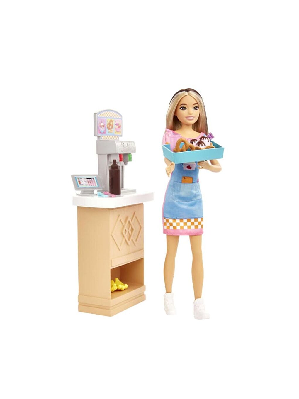 BARBIE Beyaz-Renklibaskı Skipper'ın Atıştırmalık Standı HKD79 - 2