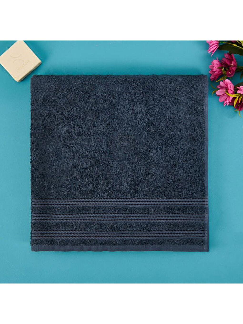 Soft Amor Banyo Havlusu - Antrasit - 70x140 cm