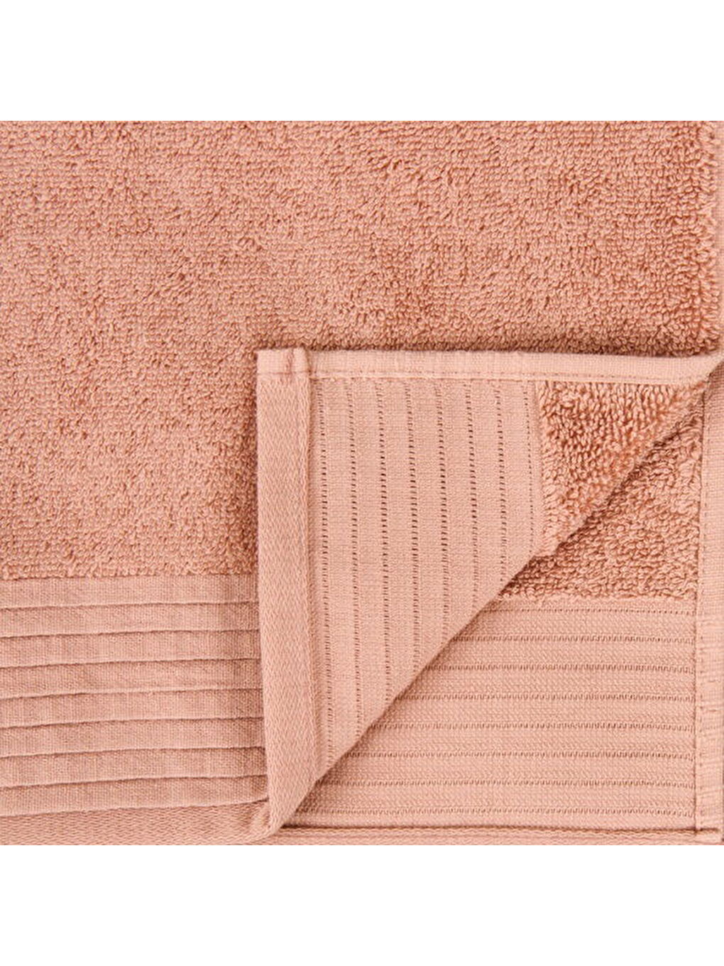 Pembe Soft Premium Yüz Havlusu - Gülkurusu - 50x90 cm-1