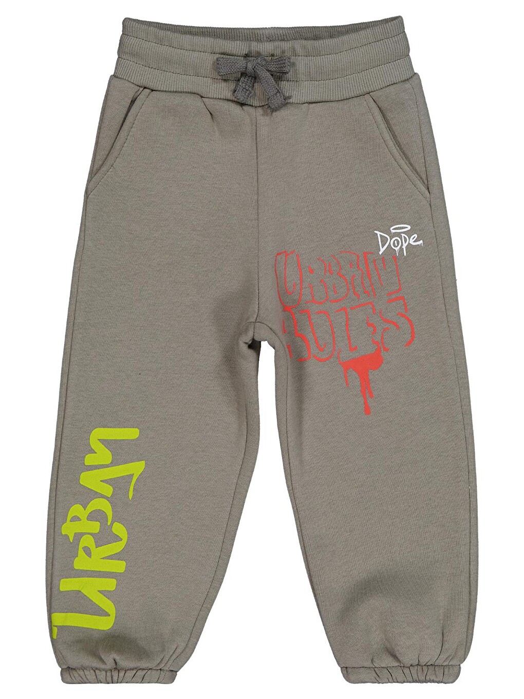 Boys Urban Baskılı 2-5 Yaş Eşofman Altı - Haki
