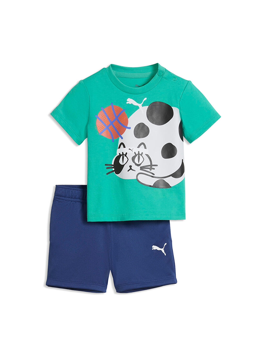 Karışık Sporty Cats Bebek Eşofman Takımı