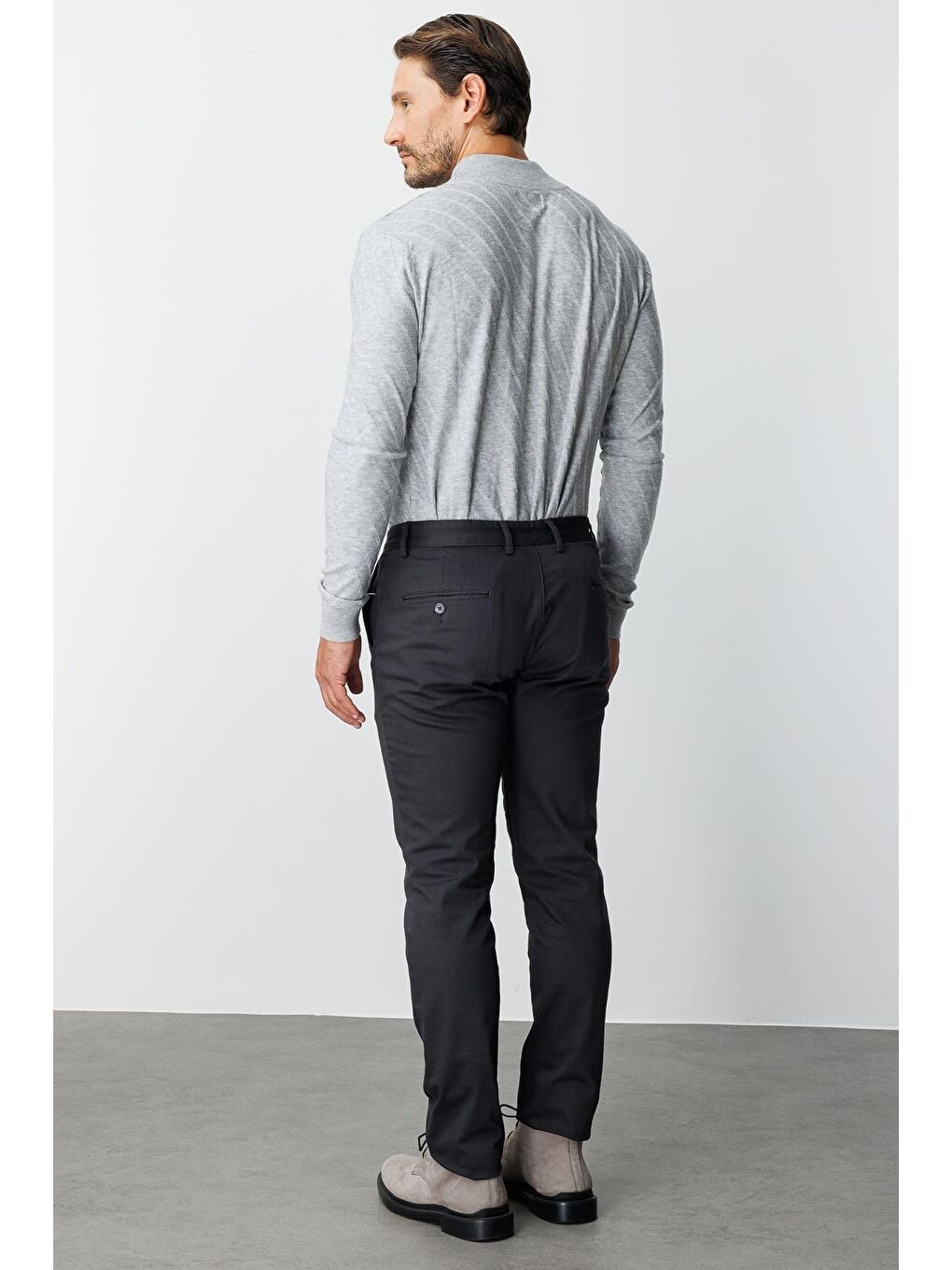 Gri Erkek Grİ Dynamic Fit Std Pantolon-3