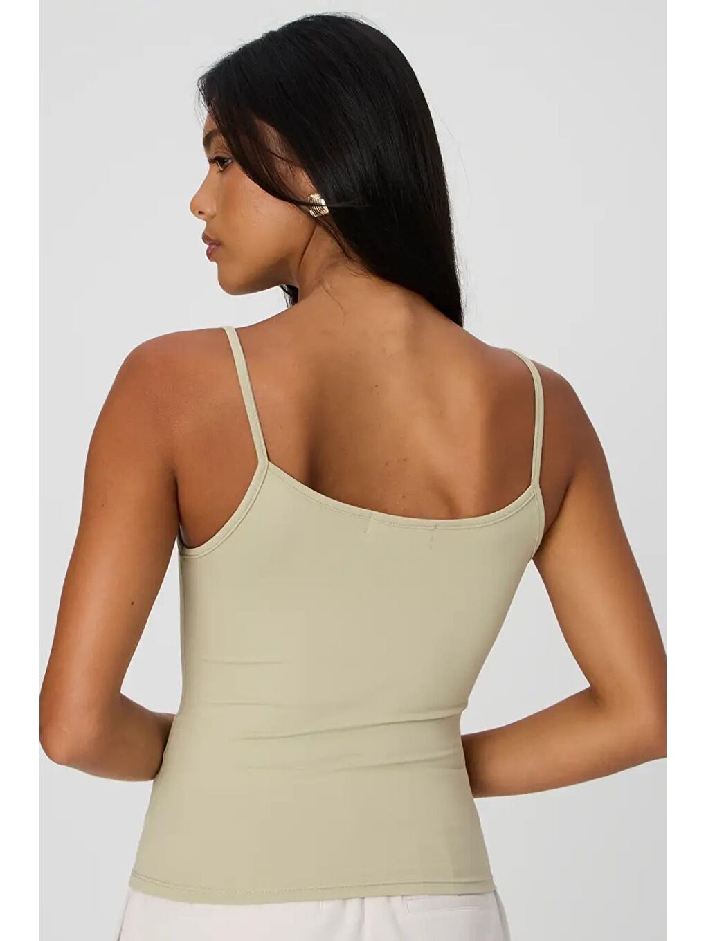 Bej Askılı Basic Kadın Atlet Mg2094-1