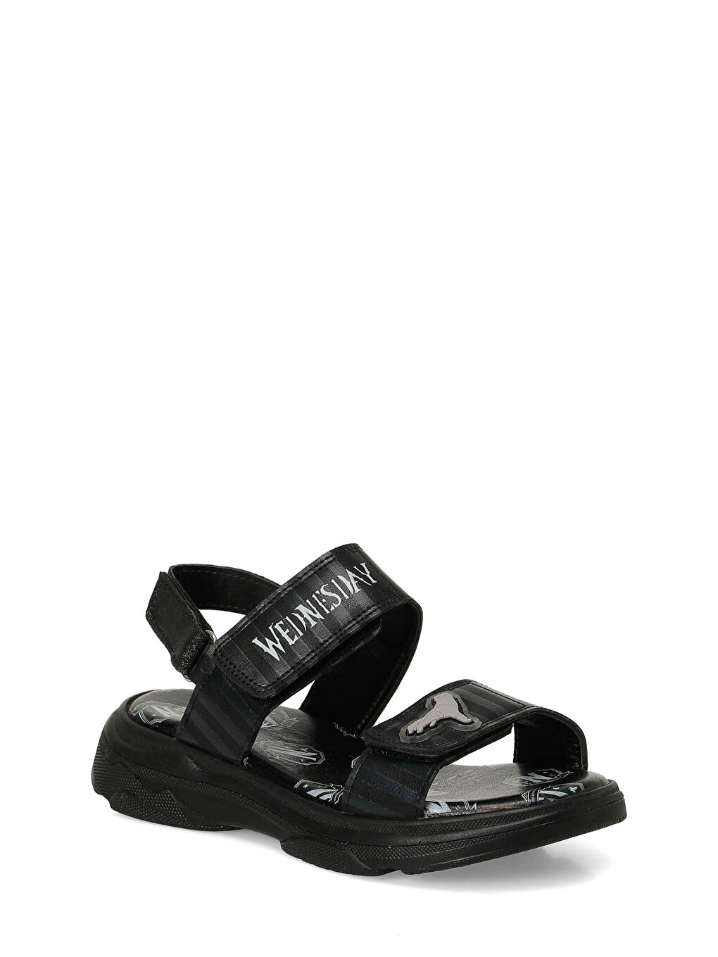 NESDA.F Siyah Kız Çocuk Sandalet-1