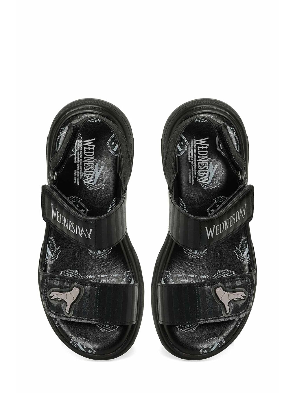 NESDA.F Siyah Kız Çocuk Sandalet-3