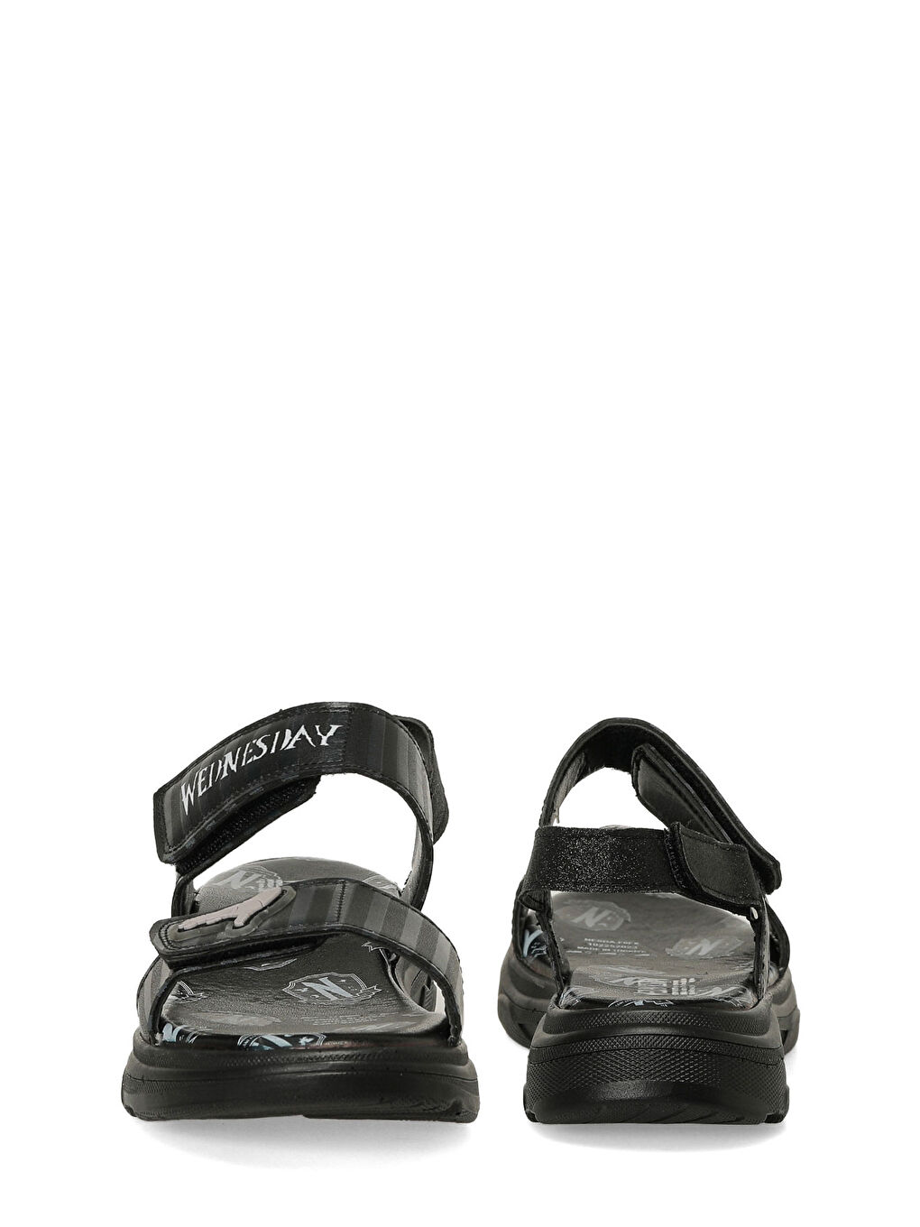 NESDA.F Siyah Kız Çocuk Sandalet-4