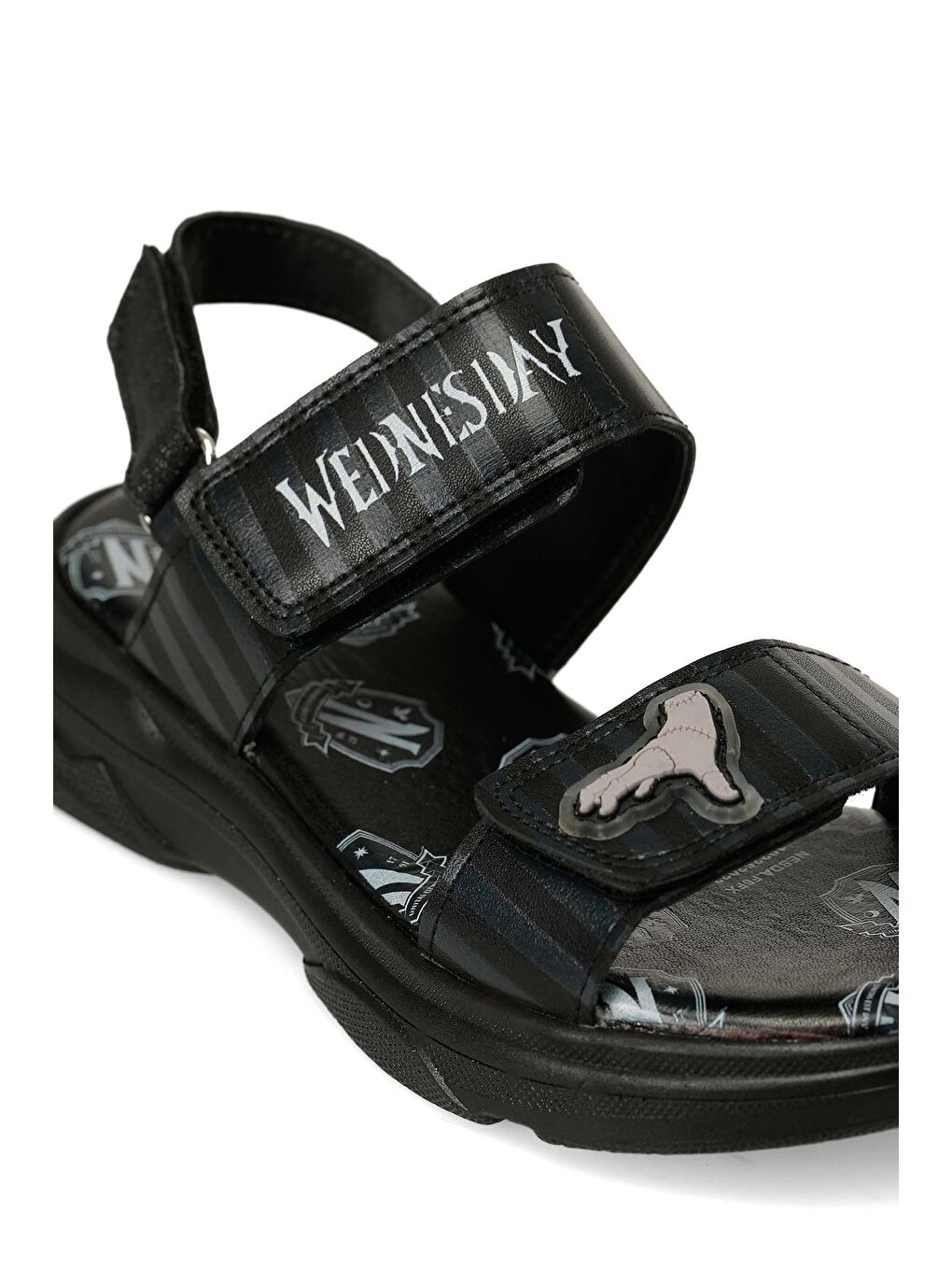 NESDA.F Siyah Kız Çocuk Sandalet-6