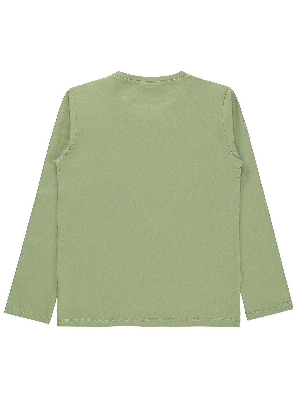 Boys Basic 10-13 Yaş Sweatshirt - Yeşil-1