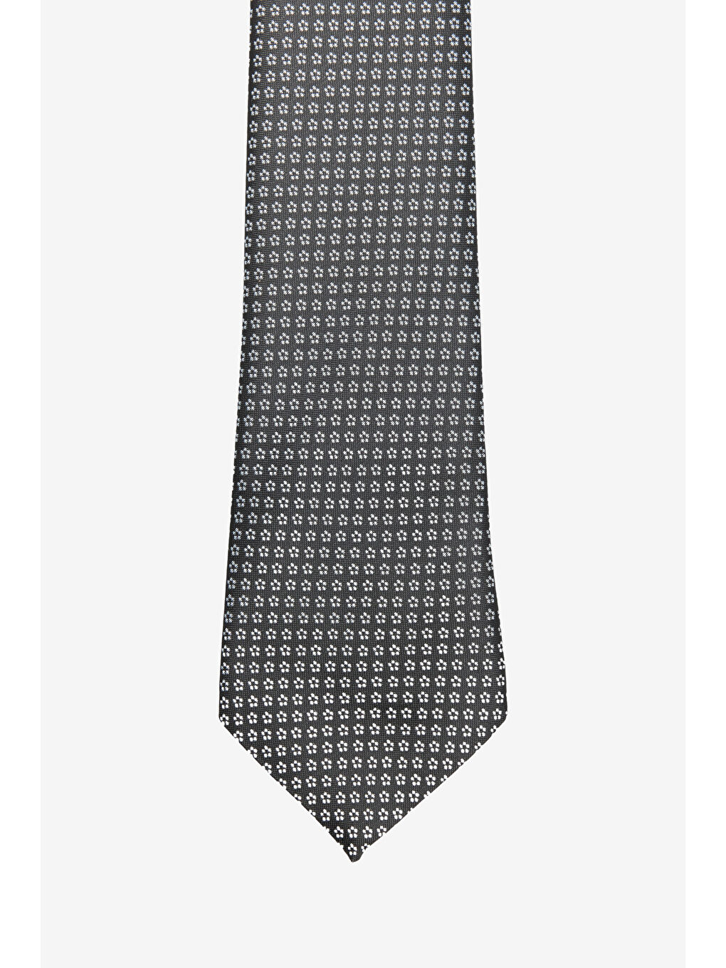 Erkek Siyah-Gri Desenli Kravat-1