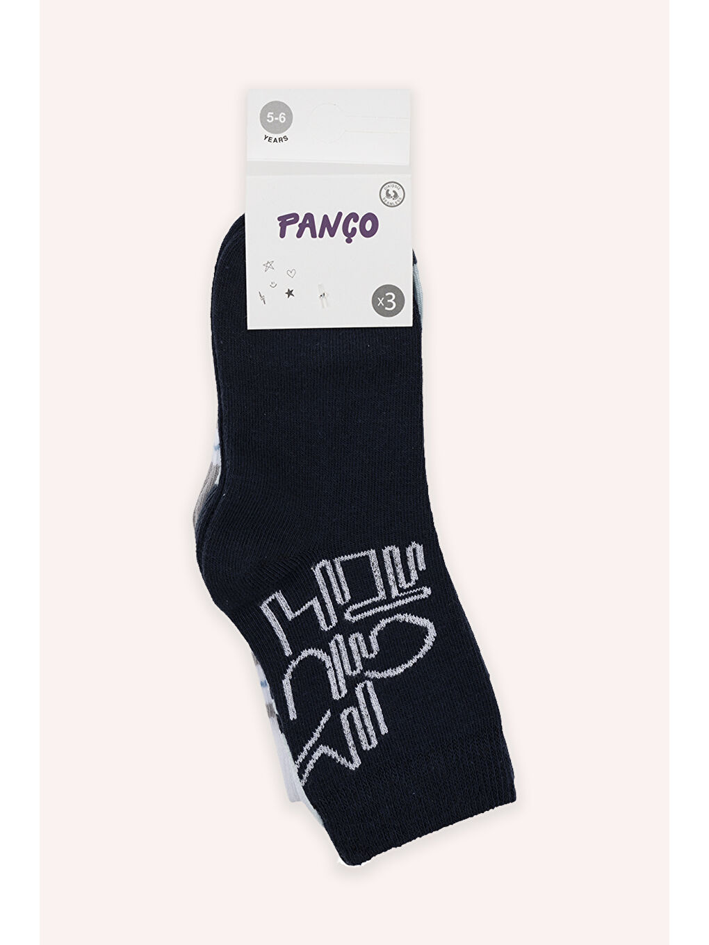 Karışık Erkek Çocuk 3'lü Soket Çorap-1