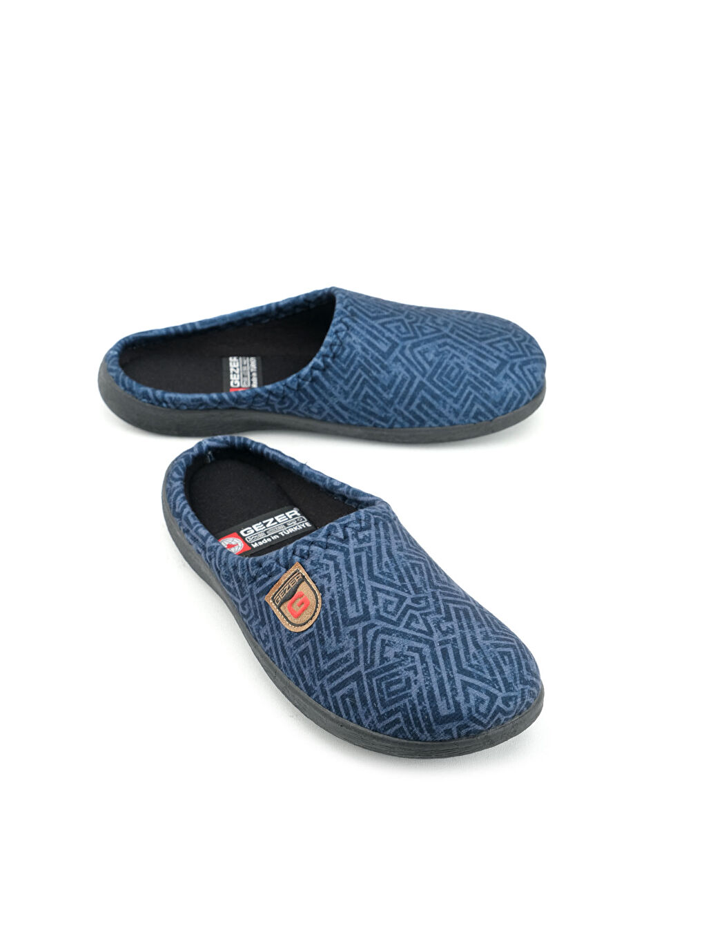 Lacivert Kışlık Gondol Erkek Terlik