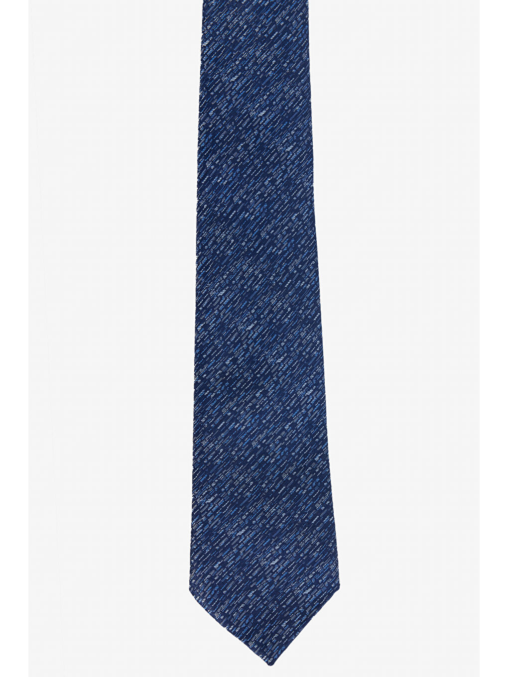 Erkek Lacivert-Mavi Desenli Kravat-1