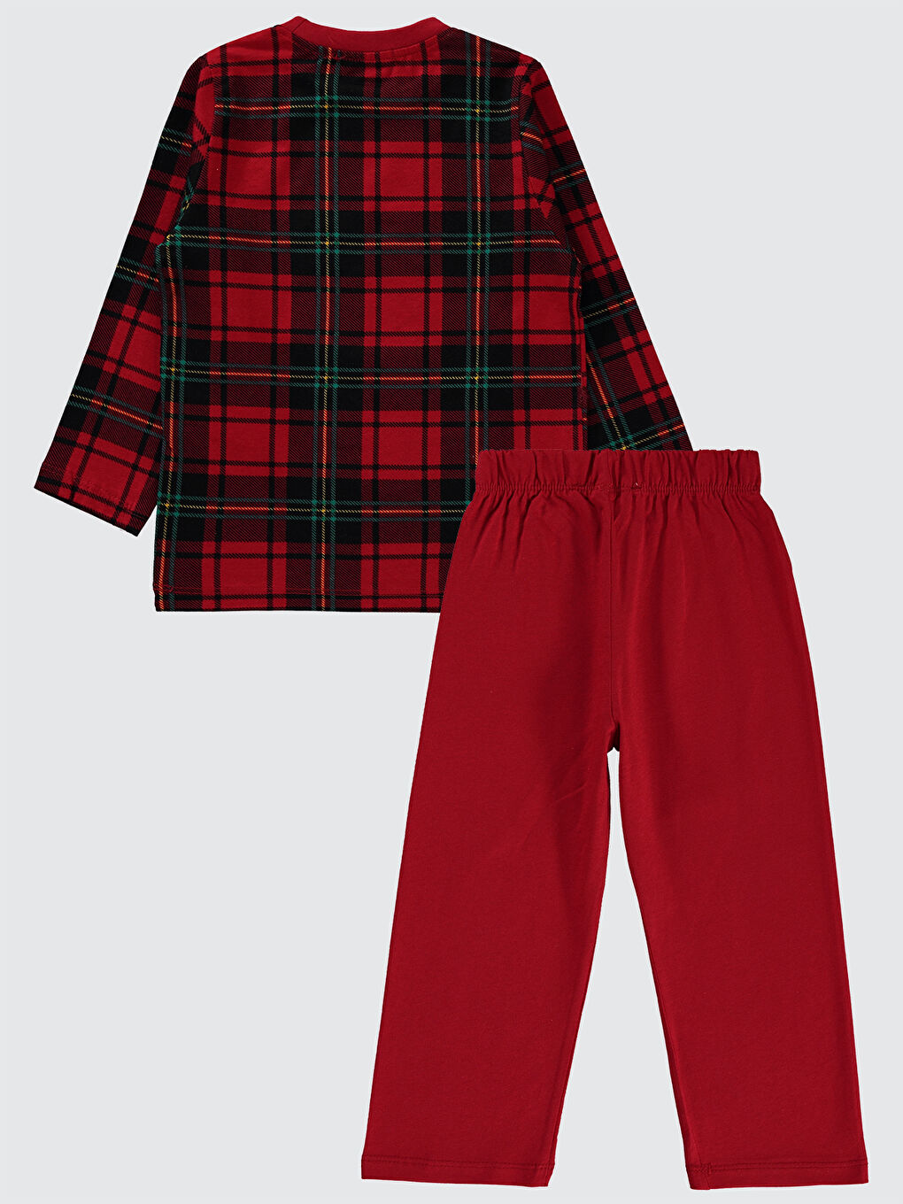Boys Erkek Çocuk Pijama Takımı 2-5 Yaş Kırmızı-1