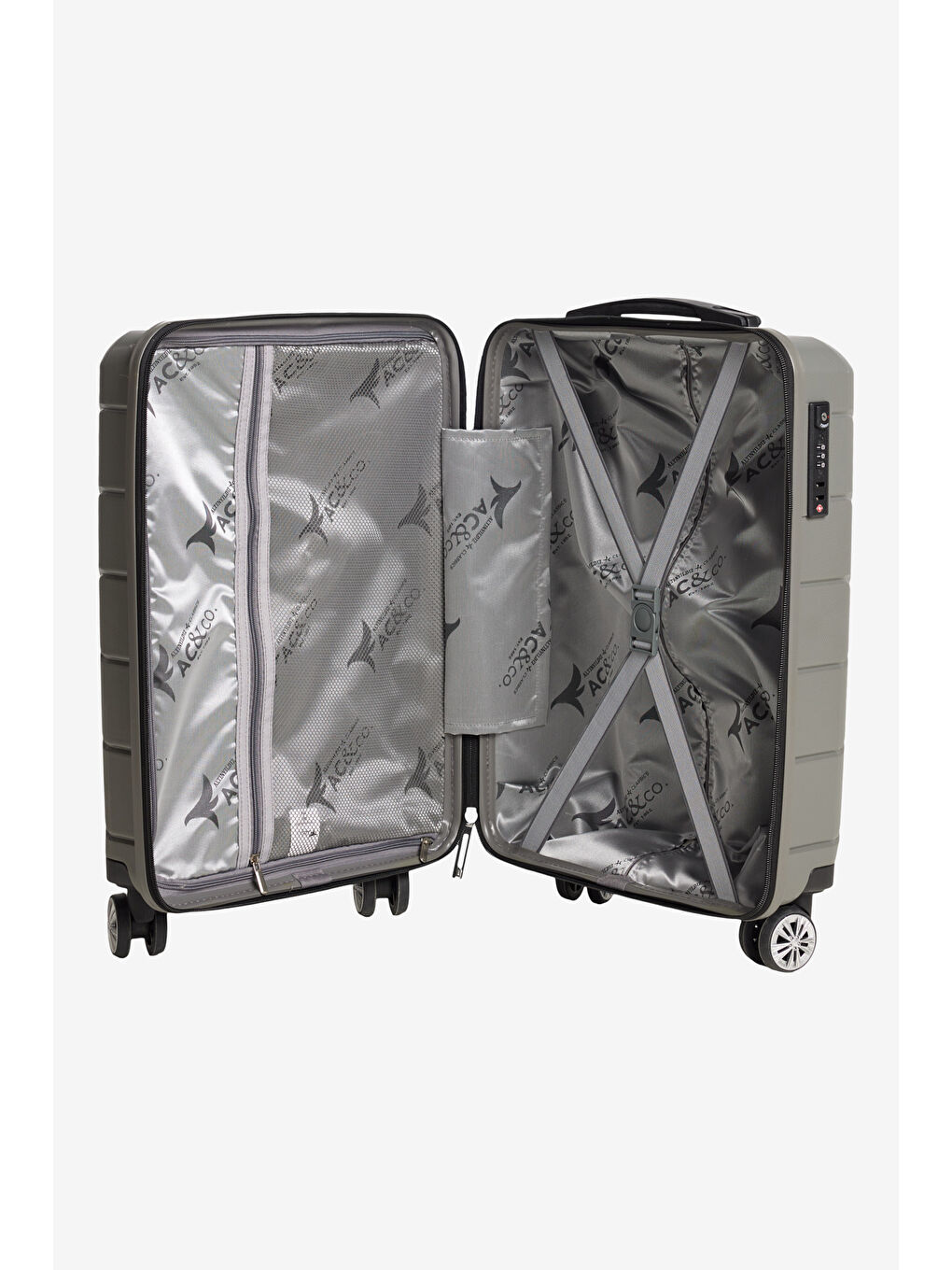 Erkek Gri Küçük Boy Valiz-3